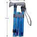 Blue Crackle Gel Handled Walking Stick by Life Healthcare - Buy Online on GoSupps.com