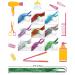 Sparkling Hair Tinsel Kit - 47 Inches, 2400 Strands, 12 Colors - Perfect for Christmas, New Year, Halloween, and Cosplay Parties - Includes 3 Tools - Buy Online on GoSupps.com