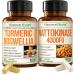 Boswellia Turmeric Curcumin Supplement + Nattokinase Supplement Bundle Supports Joint & Heart Health Healthy Circulation & Smooth Flow with Ginger Organic Turmeric Powder & Nattokinase 4000FU