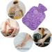 Naanle Purple Paisley Hot Water Bottle 1L Transparent Cover for Pain Relief & Therapy | Hand & Foot Warmer - Buy Online on GoSupps.com