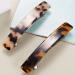 2PCS French Design Tortoise Shell Rectangle Hair Clips for Women - Tokyo Tortoise Ivory - Buy Online on GoSupps.com