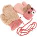 AIDIER Baby Winter Mittens | Knitted Gloves with Fleece Lining | Light Pink | 0-3 Years - Buy Online on GoSupps.com