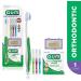 GUM 124KK Orthodontic Kit - Includes Toothbrush, 3 Proxabrush Sizes, EasyThread Floss, and Mint Ortho Wax - Buy Online on GoSupps.com