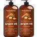 New York Biology Moroccan Argan Oil Shampoo and Conditioner + Coconut Hair Mask - Hair Growth & Volume - Moisturizing & Volumizing - All Hair Types - Buy Online on GoSupps.com