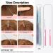 47 1200 Strands Hair Tinsel Kit | Glitter Tinsel Extensions for Women & Girls - Mixed Gold & Silver | Sparkling Fairy Hair Accessories for Festival Party | Includes Tools - Buy Online on GoSupps.com
