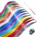 Sparkling Fairy Hair Tinsel Kit - 47 Extensions with Tool | 2280 Strands in 12 Colors | Glitter Hair Strands for Stunning Hairstyles - Buy Online on GoSupps.com