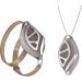 Bellabeat Leaf Urban Smart Jewelry Health Tracker - Urban Gray/Silver - Buy Online on GoSupps.com
