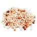 Bloody Bones Treat Toppers - 4 oz Resealable Stand Up Candy Bag - White Candy Bone Shaped Sprinkles w/ Red Splashes - Halloween Themed Sprinkles for Holiday Desserts and Snacks