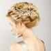 Wedding Pearl Crystal Headpiece Comb Set - Bridal Hair Accessories with Rhinestone Accents - Buy Online on GoSupps.com