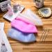 3 Pieces Reusable Silicone Hair Staining Cap for Hair Coloring - Multicolor Dye Cap with Metal Hook - Salon Quality Hairdressing Tools (Blue/White/Purple) - Buy Online on GoSupps.com