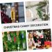 Alipis 144 Pcs Christmas Candy Pack Christmas Tree Ornaments Holiday Mini Candy Boxes Pendants Foam + Wire Assorted Colorx2pcs 8X1.5CMx2pcs - Buy Online on GoSupps.com