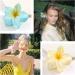 MiDoDo Hawaiian Flower Hair Clips for Women 4 Pack Flower Hair Claw Clips Plumeria Claw Clips for Thin Hair Large Claw Clips for Thick Hair Beach Tropical Hair Accessories for Girls Colorful - Buy Online on GoSupps.com