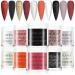 Saviland Halloween Acrylic Powder Set - 10 Colors for French Nails & 3D Nail Art - Professional Red Brown Black Polymer Powder - DIY Gifts - Gorgeous Party Queen - Buy Online on GoSupps.com