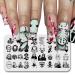 Halloween Nail Stamping Plate & Kit | Scary Movie Characters | DIY Horror Nail Art for Women & Girls - Buy Online on GoSupps.com