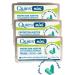 Quies Mini Foam Ear Plugs 3 Pairs - Ear Plugs - 3 Packs of 3 Pairs (3)