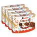 CAIYA 4 x Ferrero Kinder Cereal Tablets Covered with Milk Chocolate 9 Single Portions 210 g 4 Packs