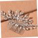 FRCOLOR Hair Comb Bridesmaid Hair Accessories Pearl Hair Accessories Flower Hair Clips for Women Hair Accessories for Women Pearl Tiara Women's Iron Rhinestones Rhinestone Hair - Buy Online on GoSupps.com