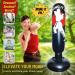 JAXBOX Inflatable Kids Punching Bag - 64 Freestanding Boxing Bag for Kids - Ideal for Karate, Kickboxing, Taekwondo - Gift for Boys & Girls - Buy Online on GoSupps.com