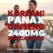 2400mg HIGH POTENCY Pure Korean Red Panax Ginseng capsules Powerful Energy Ginseng Supplement for Men & Women Cognitive and Immune Support. Non-GMO Vegan Gluten Free. 60 Easy to Swallow 4:1 Extract Capsules. 60 count (Pack of 1) - Buy Online on GoSupps.com