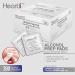 Heartli Alcohol Prep Pads 2-Ply Isopropyl Alcohol 70% Swabs Sterile Thick Cotton Gauze Wipes Individually Wrapped Antiseptic Latex Free Disinfectant Medium 6x3cm - (200 Pads) - Buy Online on GoSupps.com