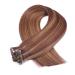 Tape In Hair Extensions #6/12 - 40cm 100% Remy Real Hair 30 Bricks (4cm Wide) with Adhesive Tape by Novon Hair Extensions - International Shipping Available - Buy Online on GoSupps.com
