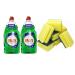Dish Washing Cleaning Set Fairy Liquid 870ml-900ml With Heavy Duty Scrub Sponge Set of 10-2x Fairy + 8x Heavy Duty Scrub Sponge Sucasa (2x Fairy Original 900ml + 8 Sponge)