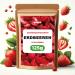 Freeze-dried strawberries 125g slices, natural dried strawberries without additives 100% pure - freeze-dried fruit snack - freeze dried strawberries Foozia