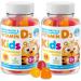 Vitamin D Gummies for Kids & Adults 2000 IU - High-Absorption Natural Vitamin D3 Chewable Gummy Supplements 1000IU - Vegetarian Gelatin-Free Immune Support Vitamins for Children (120 Count) 60 Count (Pack of 2)