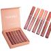6-Piece Matte Liquid Lipstick Makeup Set Matte Liquid Lasting Non Stick Cup Non Fade Waterproof Lipstick Long-Lasting Lip Gloss