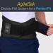 Clever Yellow Back Brace for Lower Back Pain Relief - Medical-Grade Lumbar Support Belt for Women & Men, Black XL (Waist Size 40-47) - Buy Online on GoSupps.com