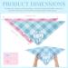 Gender Reveal Dog Bandana Set for Medium Large Dogs | Team Girl Team Boy Baby Announcement Photo Prop - Buy Online on GoSupps.com
