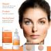 Skin Vitamin C Brightening Serum - Hydrating Organic Skincare with Vitamin E & Hyaluronic Acid - Fades Dark Spots & Boosts Collagen - 2 fl. Oz - Buy Online on GoSupps.com