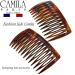 Camila Paris AD825/2 Small Curved Tortoise Shell French Hair Side Comb - Strong Hold Hair Clip for Women - Made in France - Buy Online on GoSupps.com