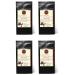 4 x coffee with taste - coffee gift test set - almond cinnamon toffee chocolate macadamia - arabica roasted coffee with aroma - ground - 4 x 75 g (300 g total)