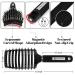 HIPPIH Boar Hair Brushes 2 Pack for Long Curly Hair - Suitable for Men, Women & Kids - Adds Shine, Smooths Black Thick Hair - Buy Online on GoSupps.com