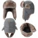 Russian Trapper Ushanka Hats - 3-Piece Set for Men and Women | Winter Bomber Eskimo Hat with Ear Flaps | Windproof and Warm | Classic Style - Buy Online on GoSupps.com