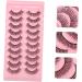 FOMIYES 50 Pairs False Eyelashes Eyelash False Lashes Wispy Fake Lashes Women Natural Eyelashes Makeup False Eyelashes Fake Eyelashes Imitation Makeup Tools Miss European and American - Buy Online on GoSupps.com
