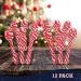 Candy Cane Spoons 12-Pack - Festive Holiday Treats for Hot Drinks - Buy Online on GoSupps.com