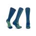 Danish Endurance compression stockings sports compression socks support stockings thrombosis socks 21-26 mmHg for men & women blue/neon yellow 39-42