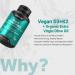 Naturalis Vegan Vitamin D3 + K2 Algae Supplement | 5000iu D & 120mcg K | Vegan Society Certified | 60 Veggie Softgels - Buy Online on GoSupps.com