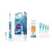 Philips Sonicare For Kids Electric Toothbrush HX6322/04 with sonic technology for children including brush heads from 4 years
