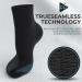Dr. GO Ultra-Soft Neuropathy Socks for Men - Seamless Diabetic Socks, Non-Binding Top, Cushioned Sole - 4 Pairs, Black, Size 6-9 - Buy Online on GoSupps.com