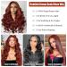 Reddish Brown 22 Inch Lace Front Body Wave Wig | 12A Brazilian Virgin Human Hair | 13X4 HD Transparent Lace Front | 180% Density | Pre Plucked with Baby Hair | Glueless & Natural Look - Buy Online on GoSupps.com