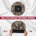 Silk Bonnet for Curly Hair 2PCS Set - Leopard & Pink Floral | Elastic Wide Band - Buy Online on GoSupps.com