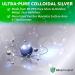 Premium SilverGuard Enhanced Colloidal Silver Liquid 30ppm Immune Support - 32 oz (16 oz 2 Pack) - Buy Online on GoSupps.com