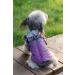 Poseca Reflective Waterproof Dog Coat with Harness for Small Medium Dogs - Purple - Buy Online on GoSupps.com