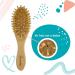 Baby Hair Brush and Comb Set for Newborn and Toddler - Wooden Brush with Soft Goat Bristles for Cradle Cap - Buy Online on GoSupps.com