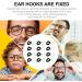 Faruta 12 Pairs Heart-Shaped Silicone Glasses Ear Hook Sleeves - Anti-Slip Comfort for Sunglasses & Reading Glasses (Black & White) - Buy Online on GoSupps.com