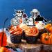 LEBERY 24Pcs Halloween Cupcake Toppers Halloween Cake Picks Tombstones Pumpkin Skull Bat Cupcake Food Picks Horror Halloween Cupcake Decorations Cake Topper for Halloween Theme Party Supplies - Buy Online on GoSupps.com