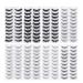 80 Pairs Natural Fake Eyelashes 8-Style Thick Long Eye Lashes for Women Lady Teenager Girls